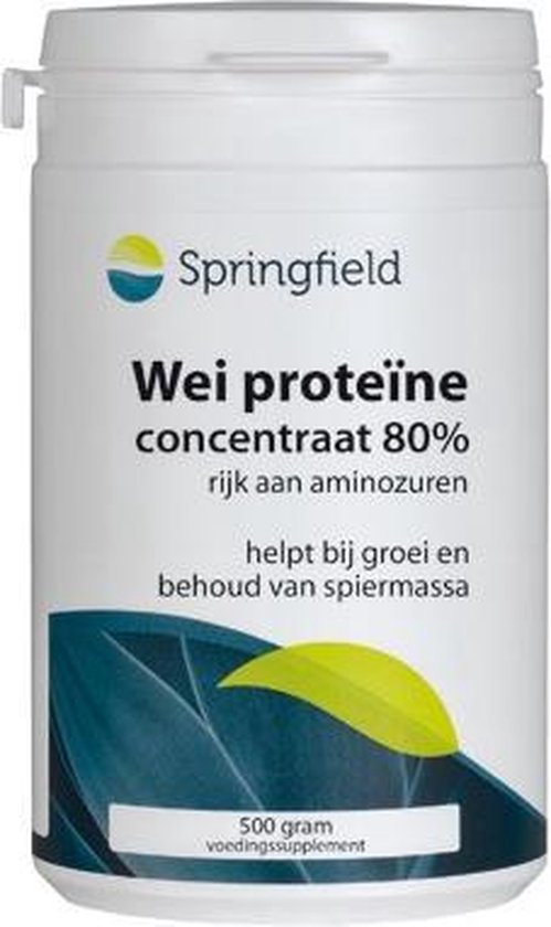 Springfield Wei proteine 80% concentrate 500 gram