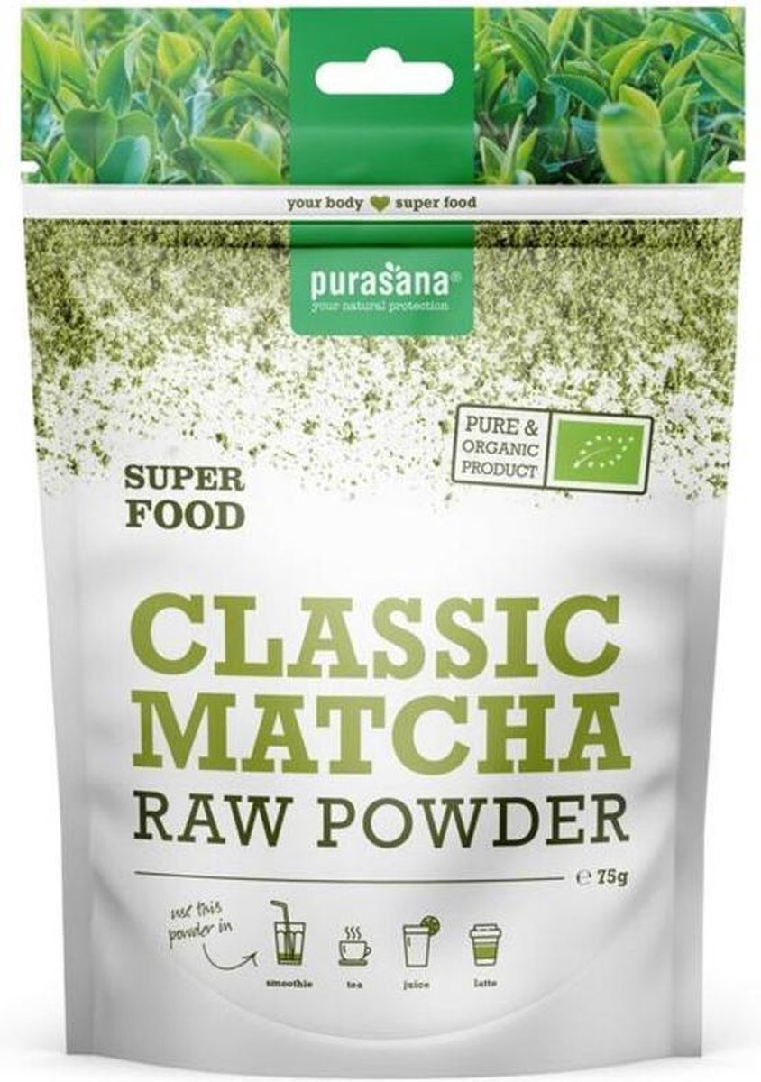 Purasana Matcha powder classic bio/vegan 100 gram