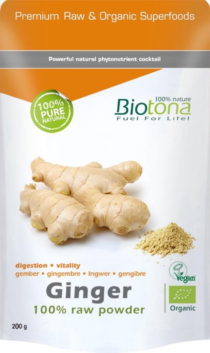 Biotona Ginger raw powder 200 gram