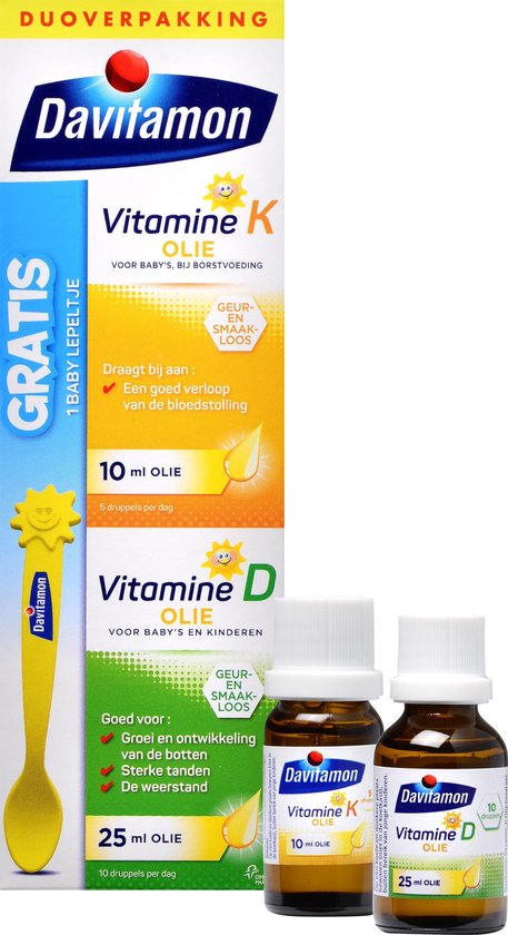 Davitamon Baby vitamine D & K 25 mcg 35 ml