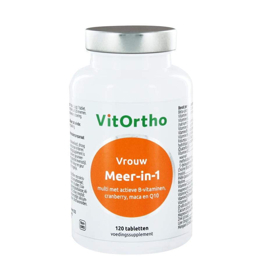 Vitortho Meer-in-1 vrouw 120 tabletten