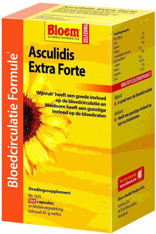 Bloem Asculidis extra forte 100 capsules