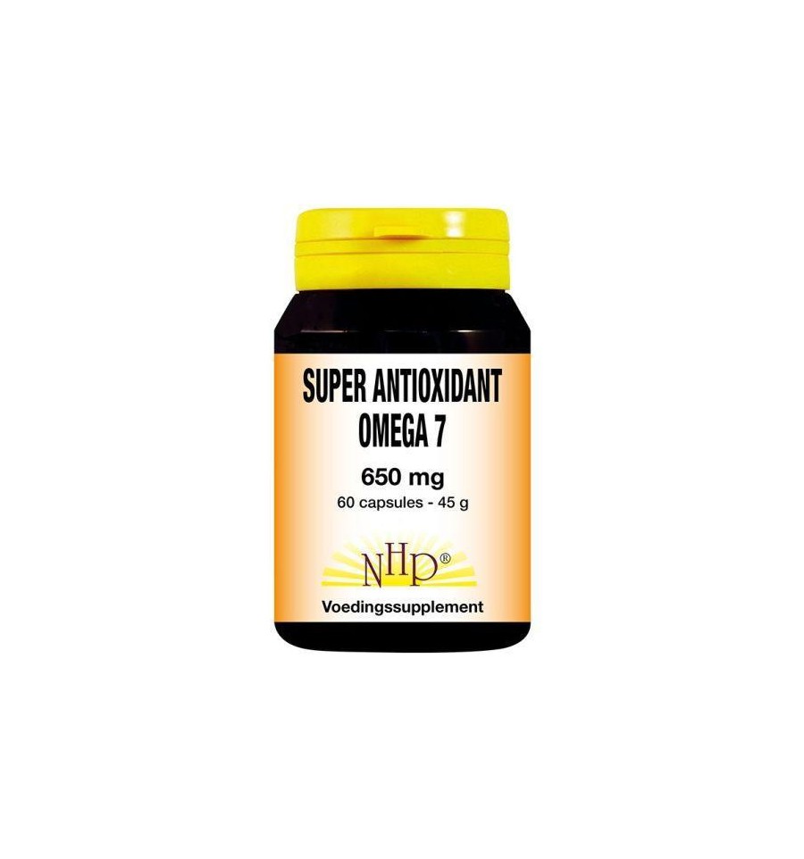 Nhp Super antioxidant omega 7 650 mg 60 capsules