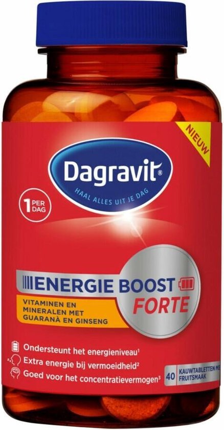 Dagravit Energie boost forte 40 tabletten