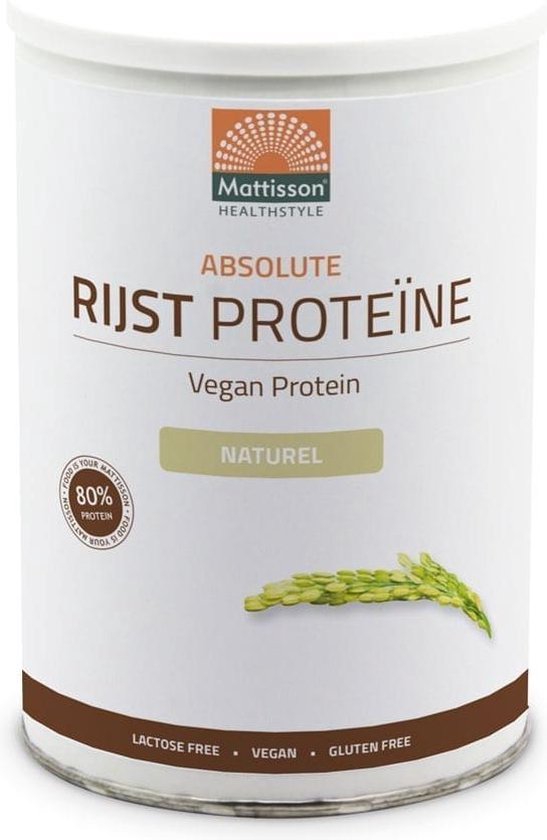 Mattisson Rijst proteine poeder 400 gram