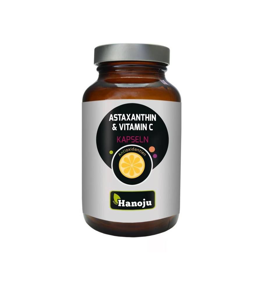 Hanoju Astaxanthine & vitamine C 60 capsules