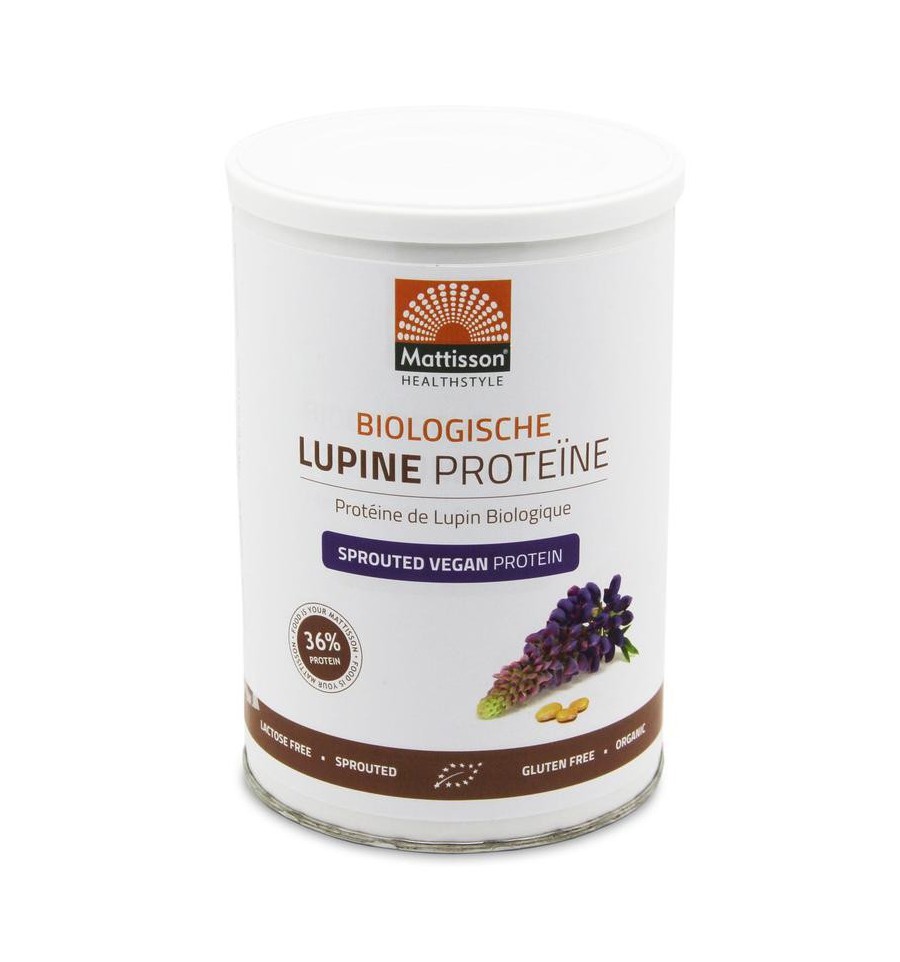 Mattisson Lupine proteine vegan sprouted 450 gram