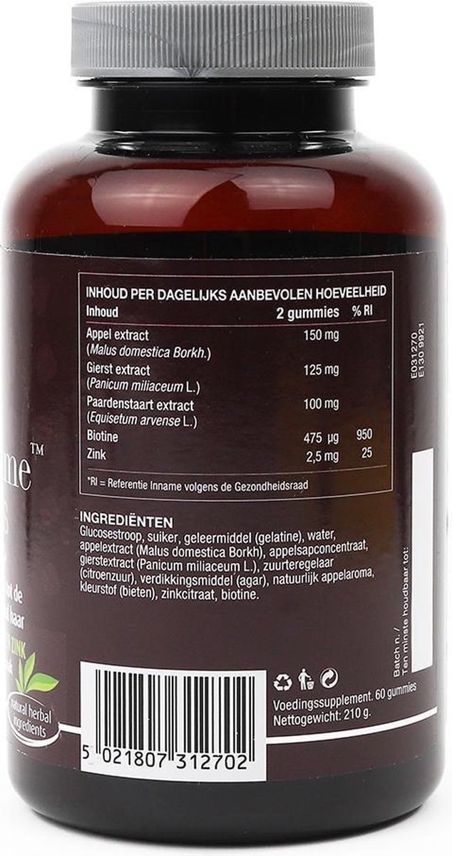 New Nordic Hair volume gummues 60 stuks