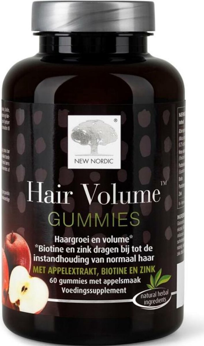 New Nordic Hair volume gummues 60 stuks