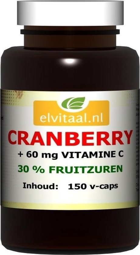 Elvitaal Cranberry + 60 mg vitamine c 150 vcaps