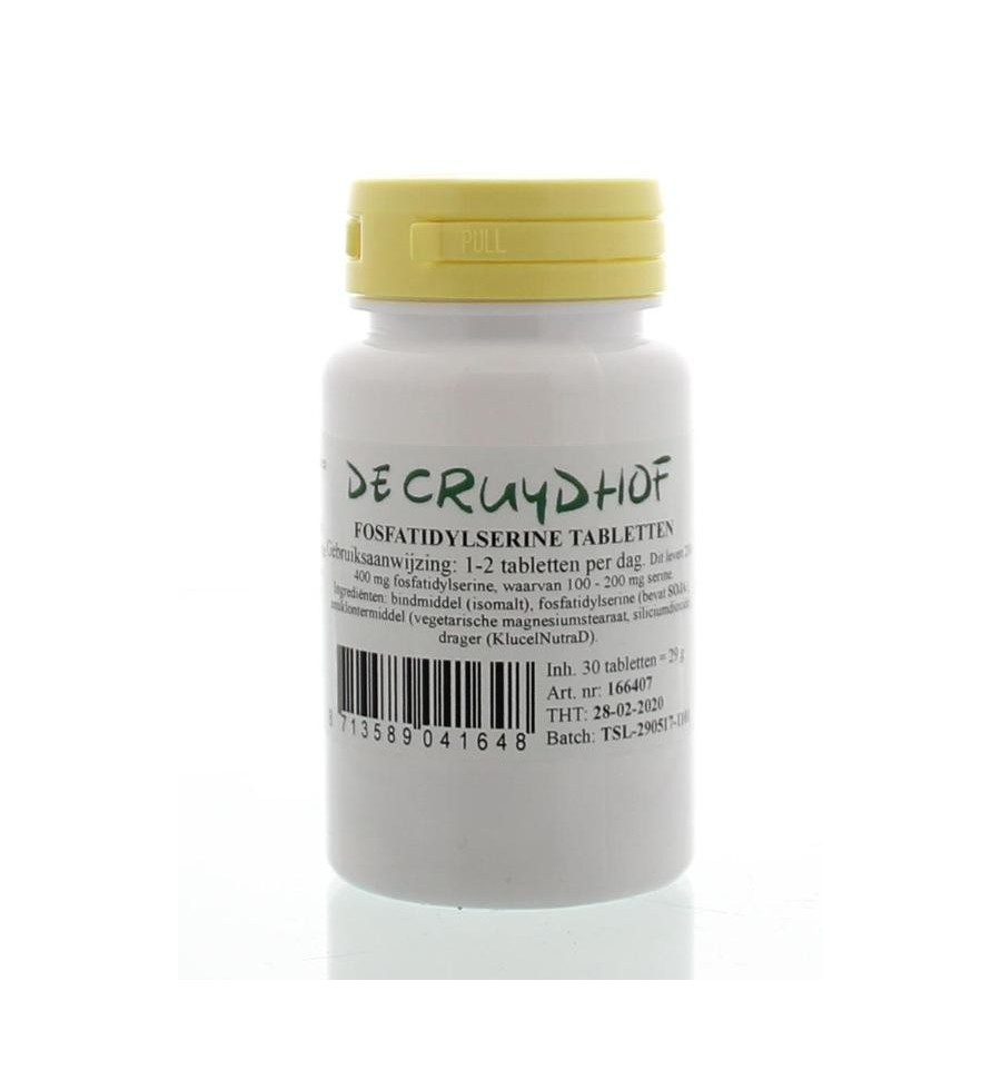 Cruydhof Fosfatidylserine 200 mg 30 tabletten