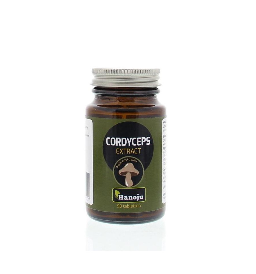 Hanoju Cordyceps paddenstoel 400 mg 90 tabletten