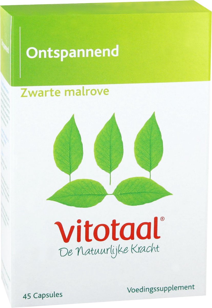 Vitotaal e malrove 45 capsules - Zwart