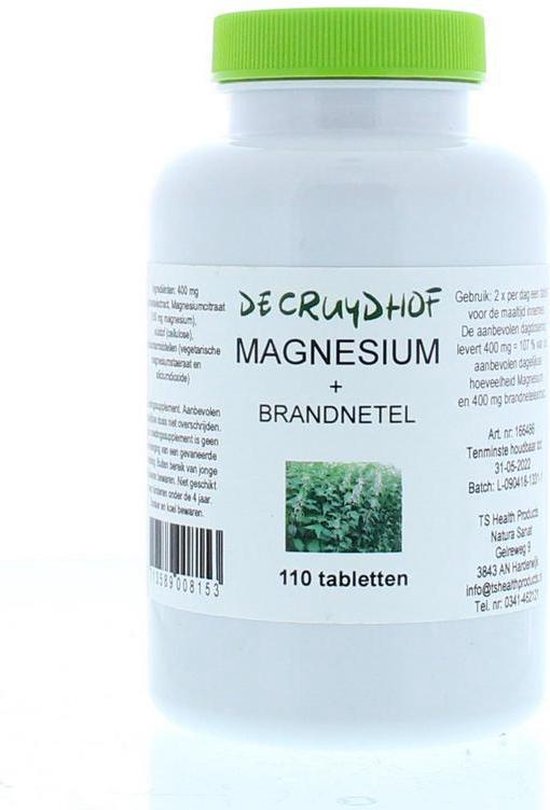 Cruydhof Magnesium & brandnetel & heermoes 110 tabletten