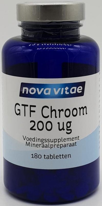 Nova Vitae GTF chroom 180 tabletten