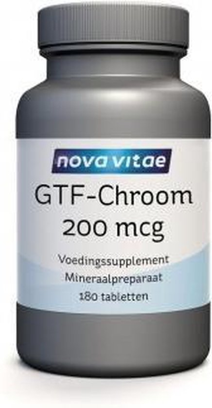 Nova Vitae GTF chroom 180 tabletten