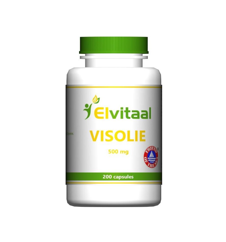 Elvitaal Visolie 500 mg omega 3 30% 200 capsules