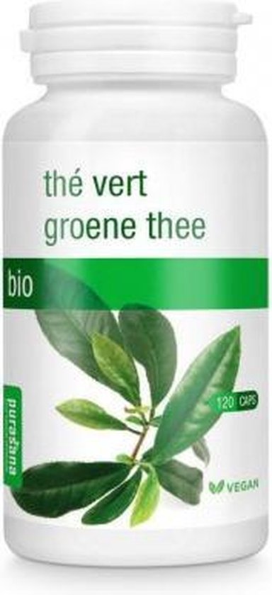 Purasana Bio groene thee 325 mg 120 vcaps