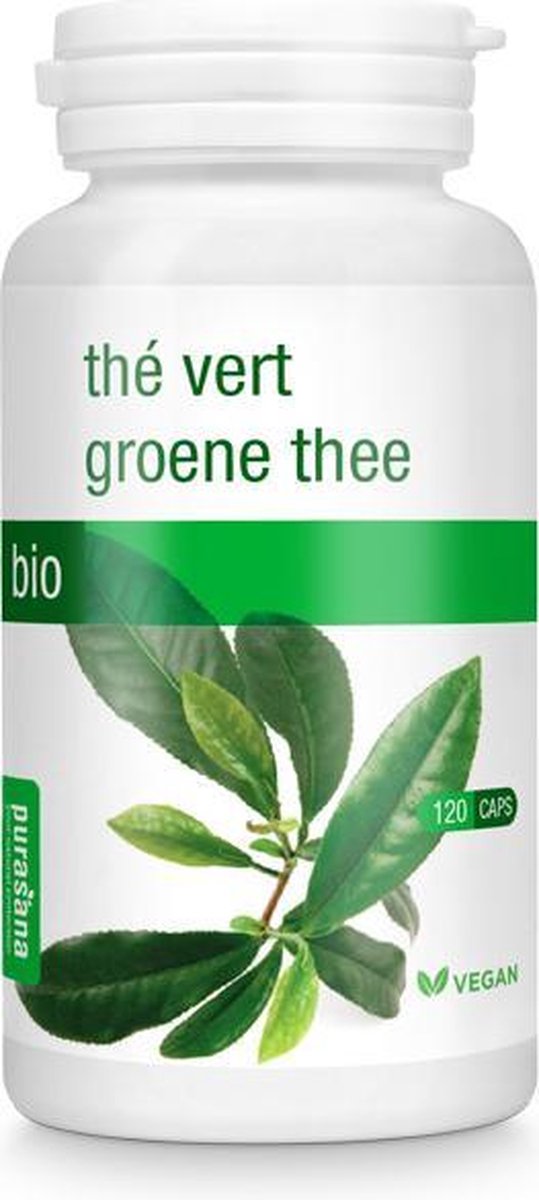 Purasana Bio groene thee 325 mg 120 vcaps