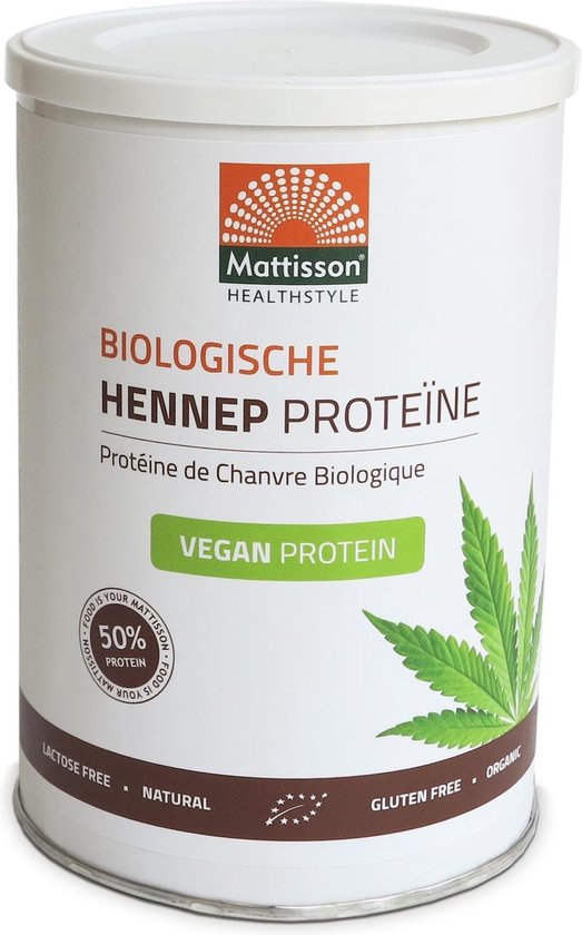 Mattisson Bio hennep proteine poeder 400 gram