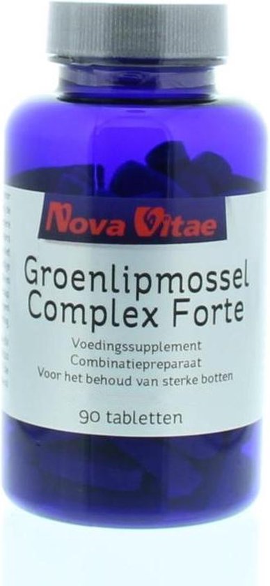 Nova Vitae lipmossel complex forte 90 tabletten - Groen