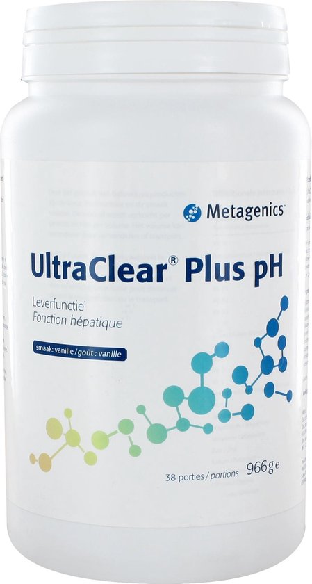 Metagenics Ultra clear plus PH vanille Nieuwe Formule 966 gram