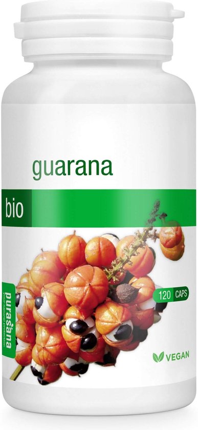 Purasana Bio guarana 375 mg 120 vcaps