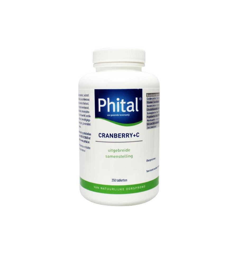 Phital Cranberry + C 250 tabletten