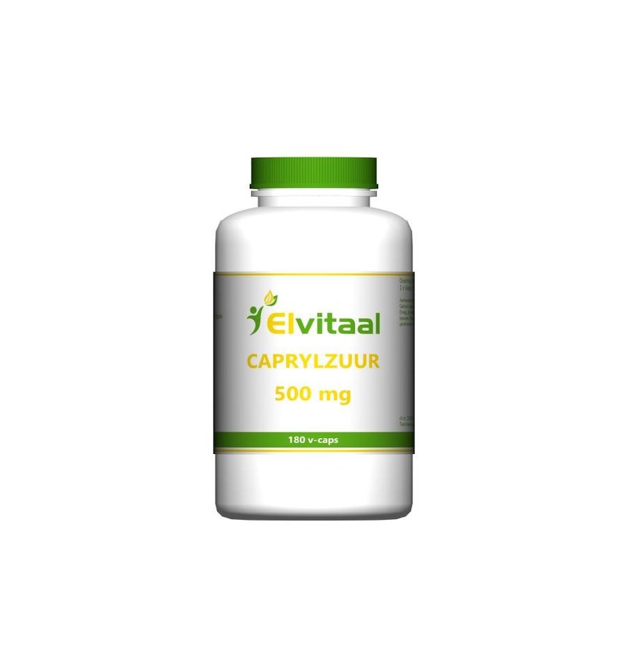 Elvitaal Caprylzuur 500 mg 180 vcaps