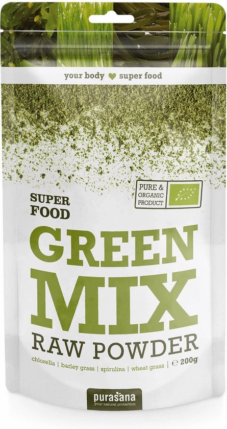 Purasana Green mix powder 200 gram