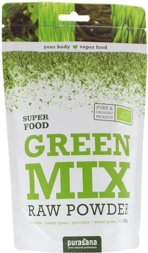 Purasana Green mix powder 200 gram
