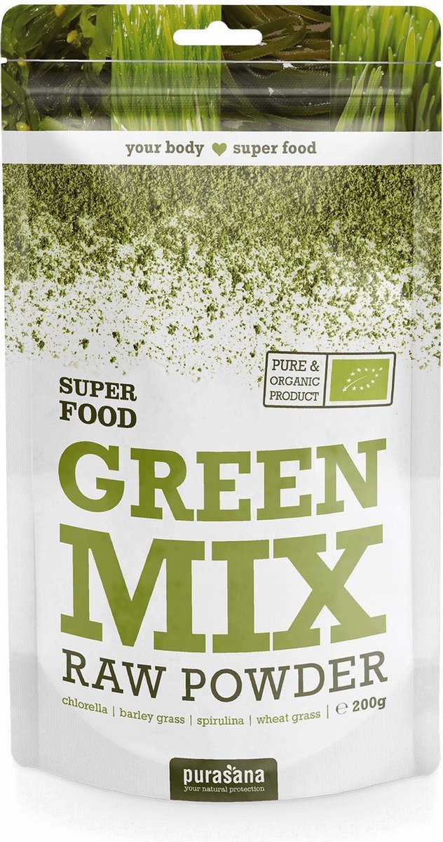 Purasana Green mix powder 200 gram