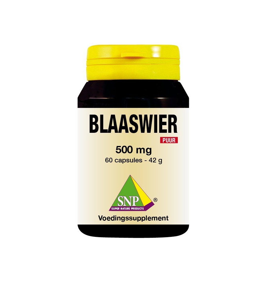 Snp Blaaswier 500 mg puur 60 capsules