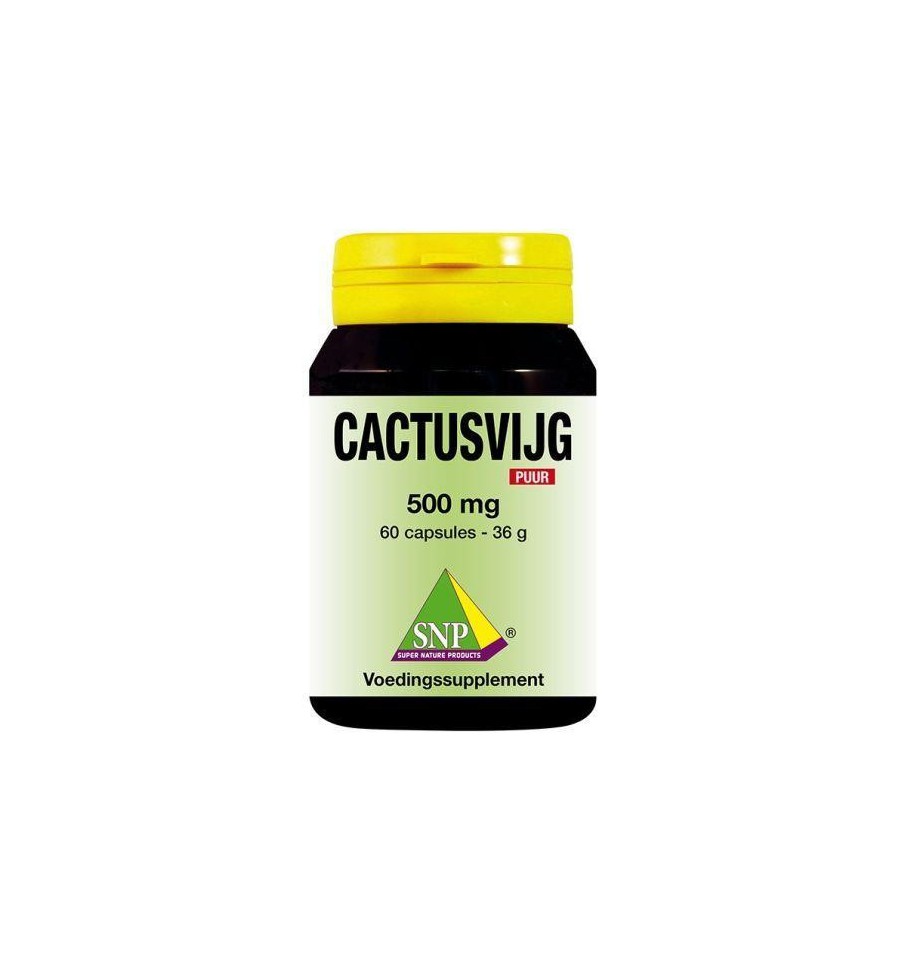 Snp Cactusvijg 500 mg puur 60 capsules