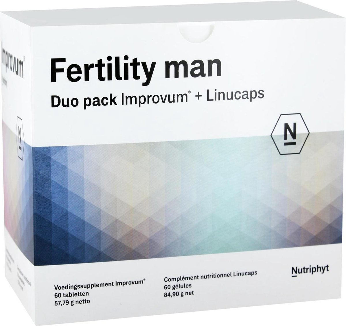 Nutriphyt Fertility man duo 2 x 60 capsules 120 capsules