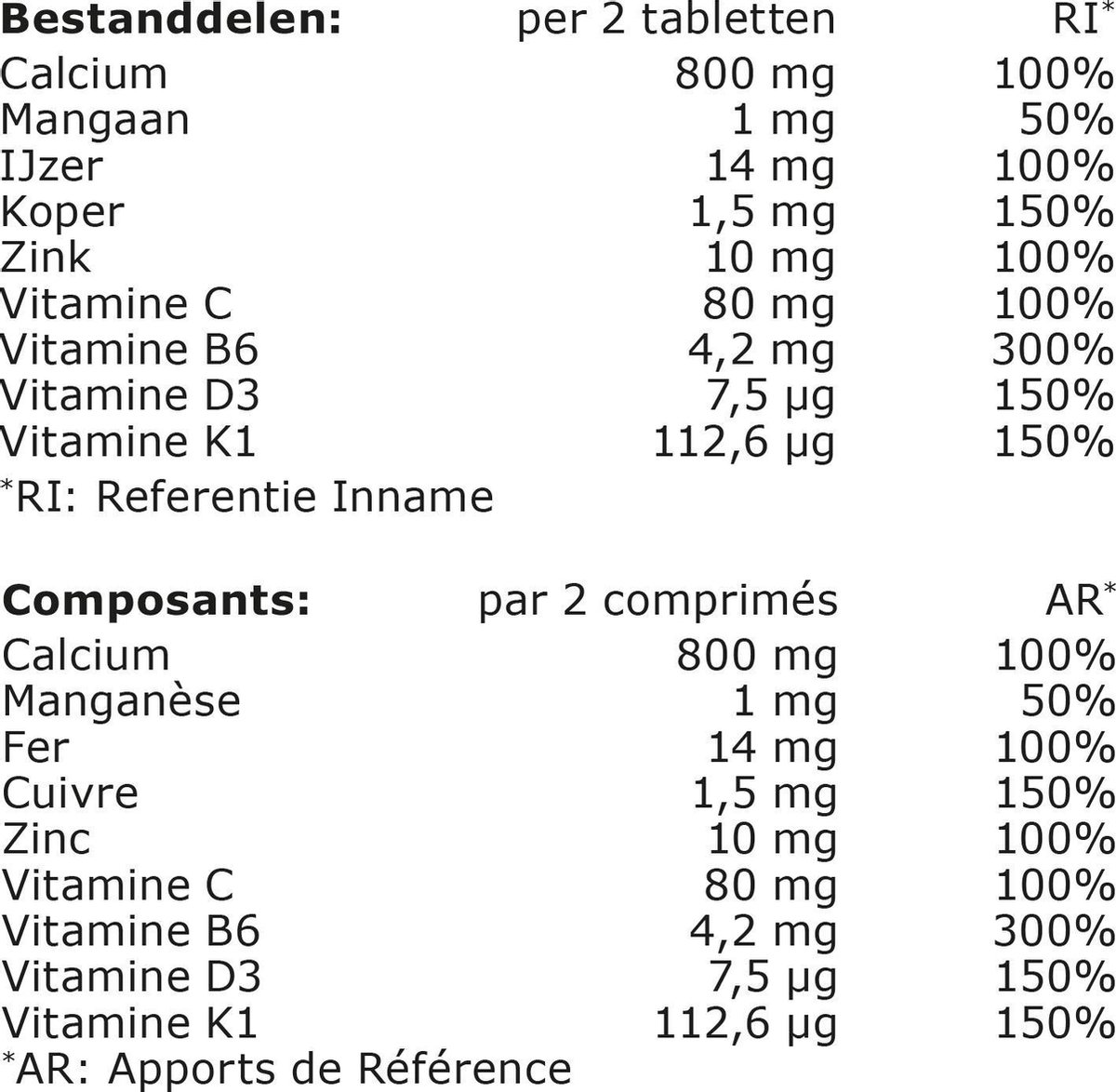 Fytostar Calcium complex forte maxi 120 tabletten