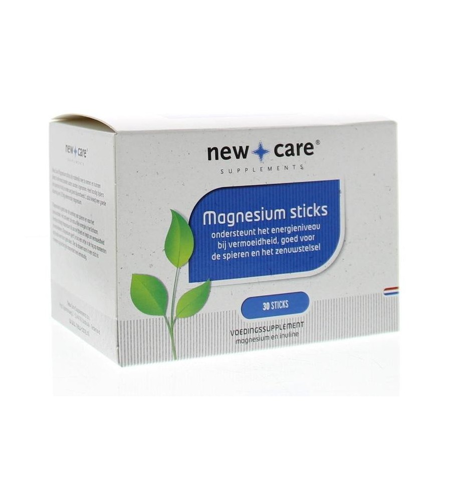 New Care Magnesium sticks 30 stuks - Wit