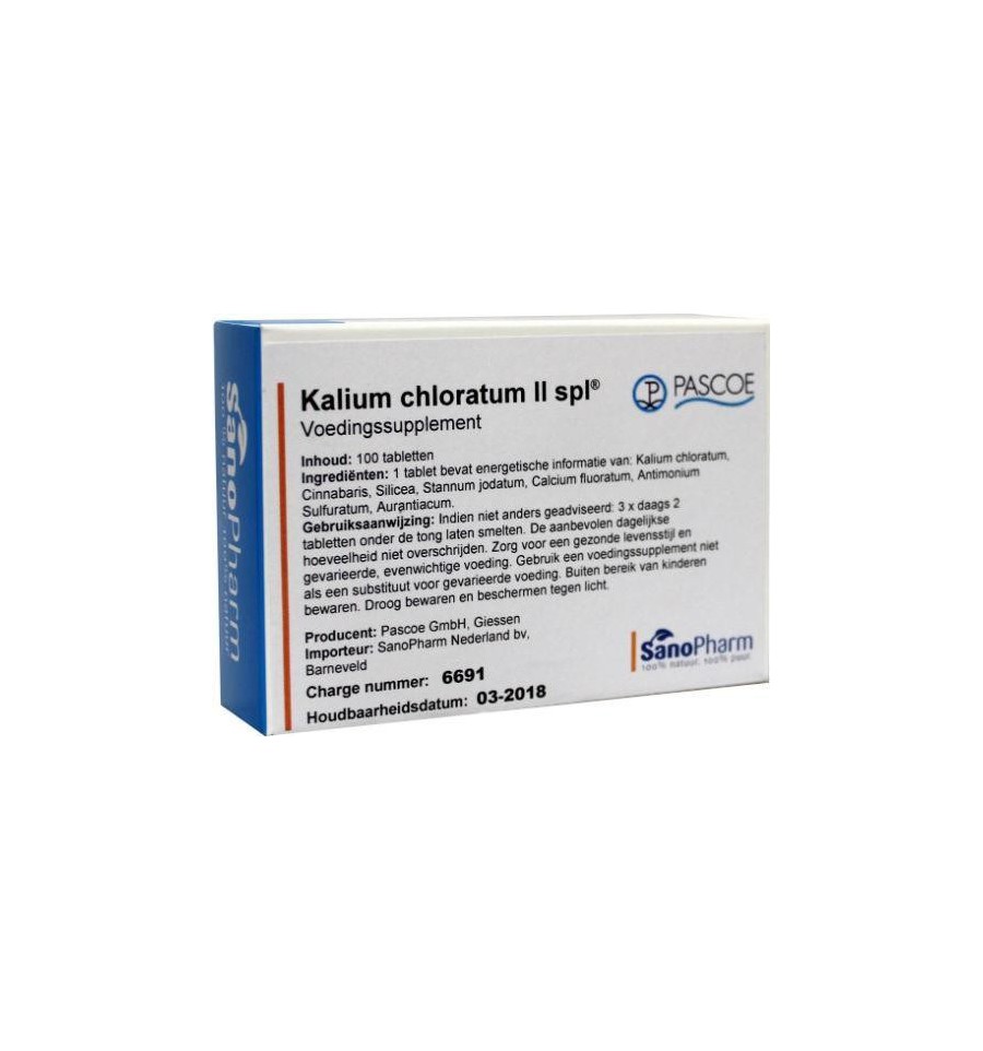 Pascoe Kalium chloratum II similiaplex 100 tabletten