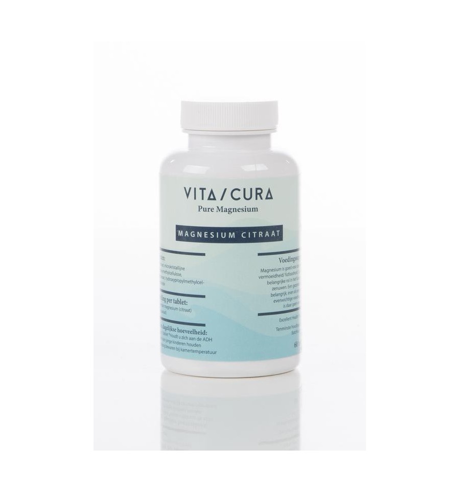 Vitacura Magnesium citraat 200 mg 180 tabletten