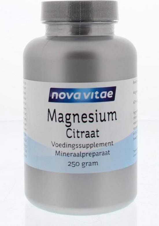 Nova Vitae Magnesium citraat poeder 250 gram