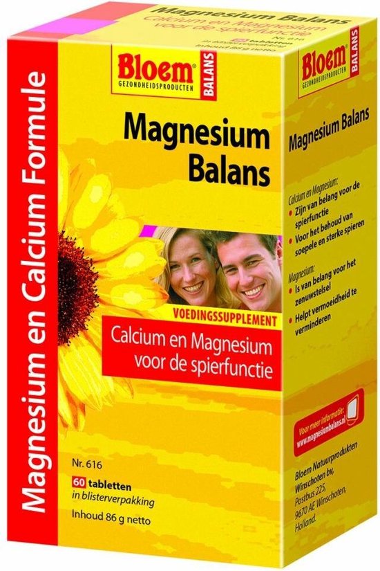 Bloem Magnesium balans 60 tabletten