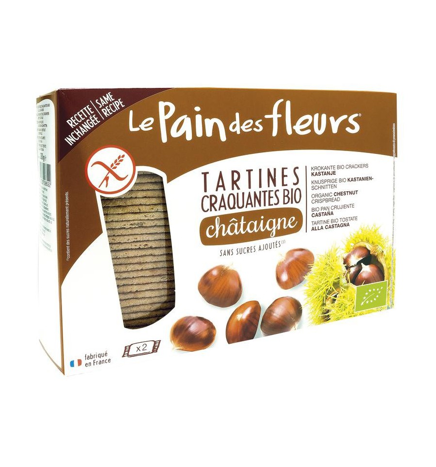 Ma vie Pain Des Fleurs Tamme kastanje crackers 300 gram