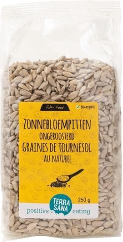 Terrasana RAW Zonnebloempitten 250 gram