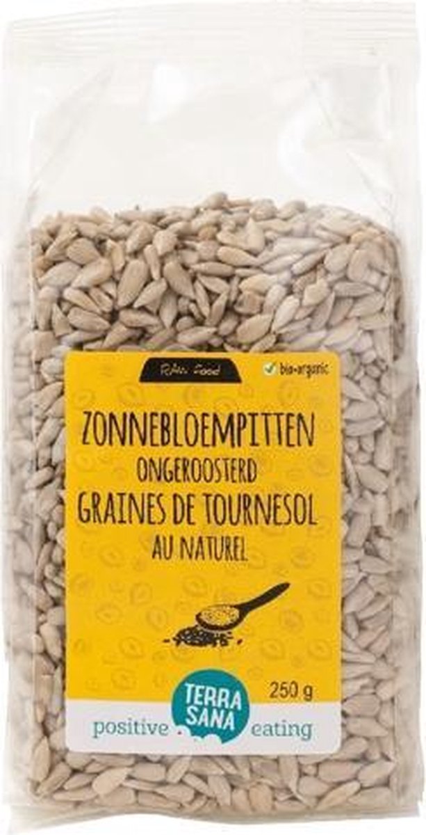 Terrasana RAW Zonnebloempitten 250 gram