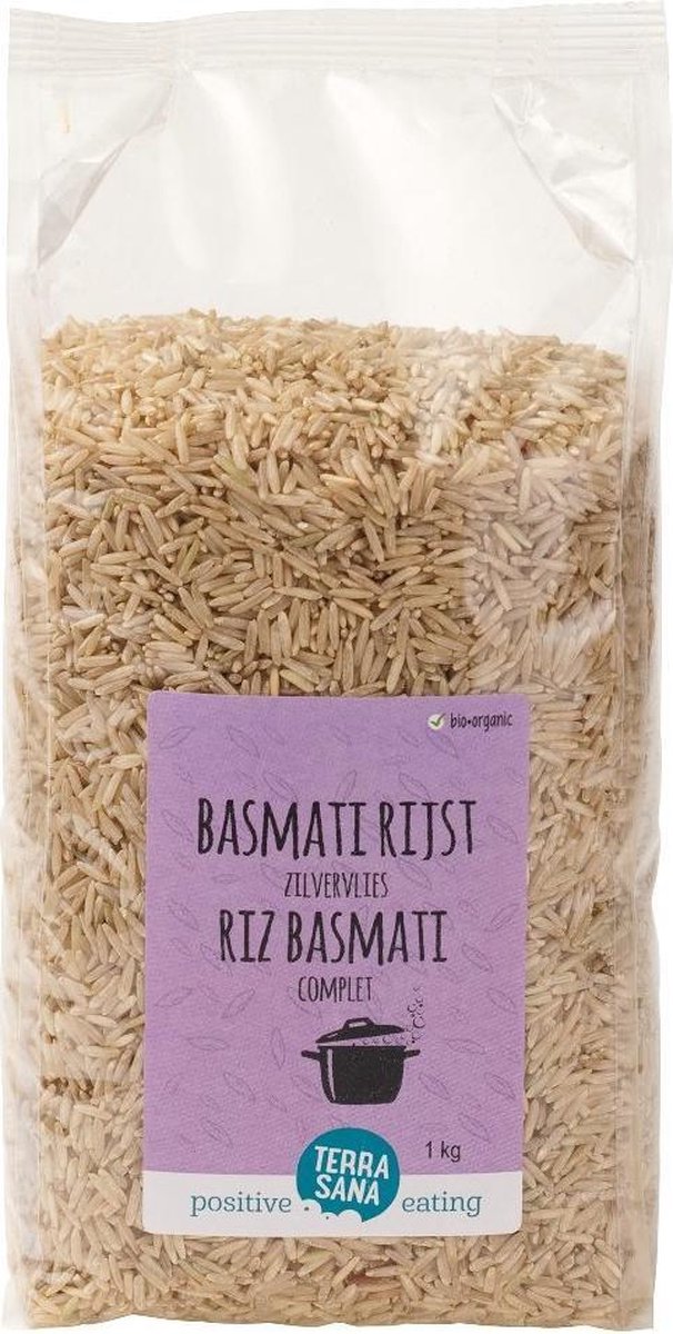 Terrasana Basmati rijst bruin 1 kg