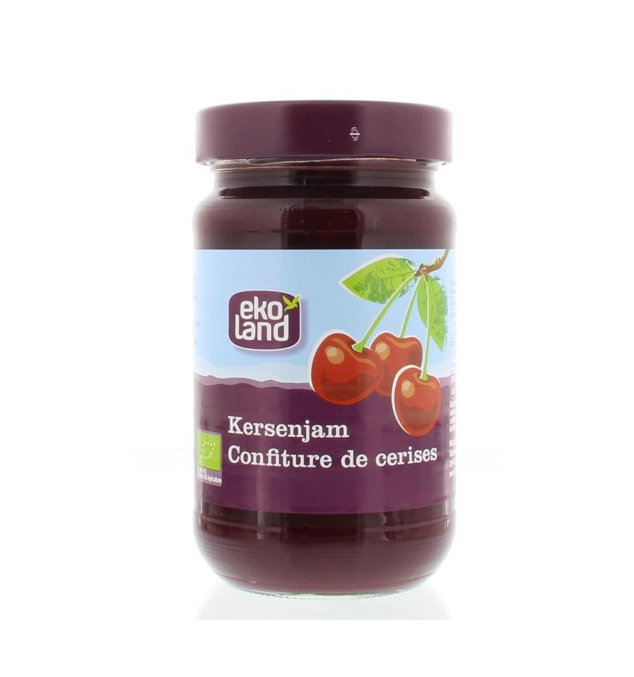 Ekoland Kersenjam familiepot 375 gram