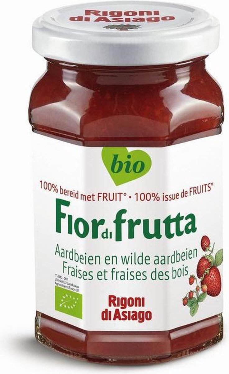 Fiordifrutta Aardbeienjam 250 gram