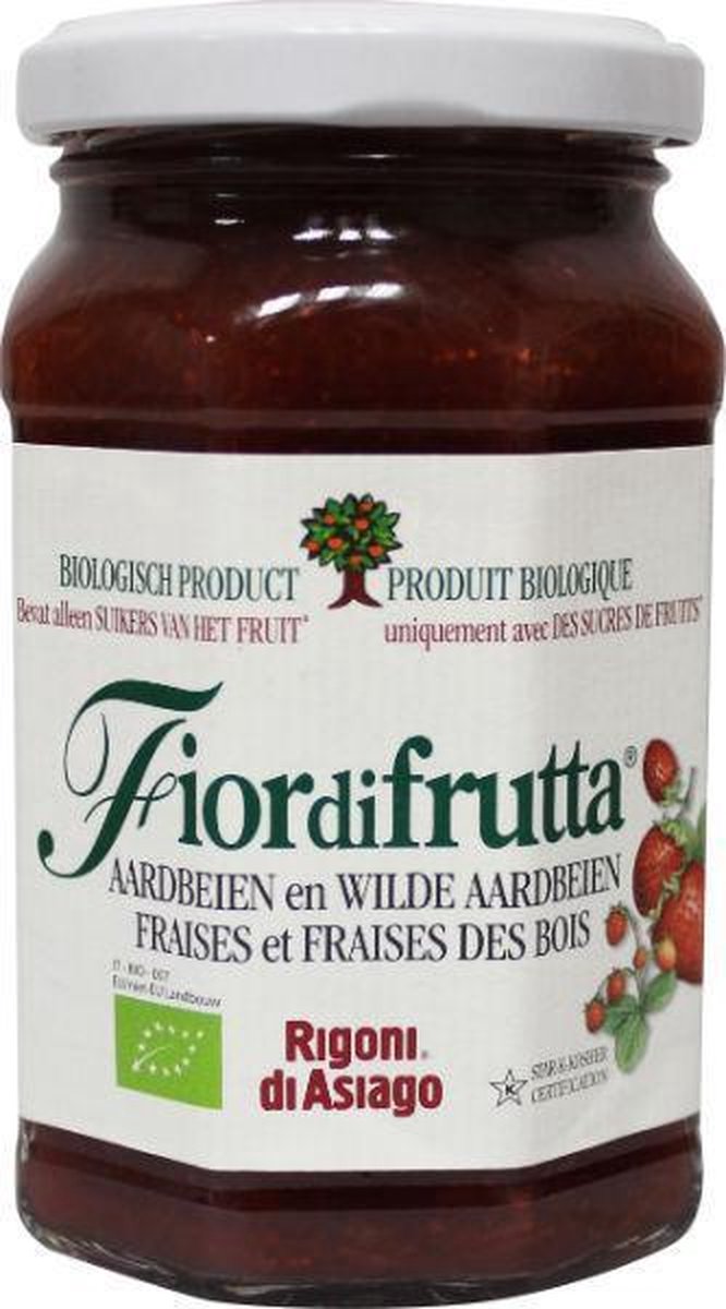 Fiordifrutta Aardbeienjam 250 gram