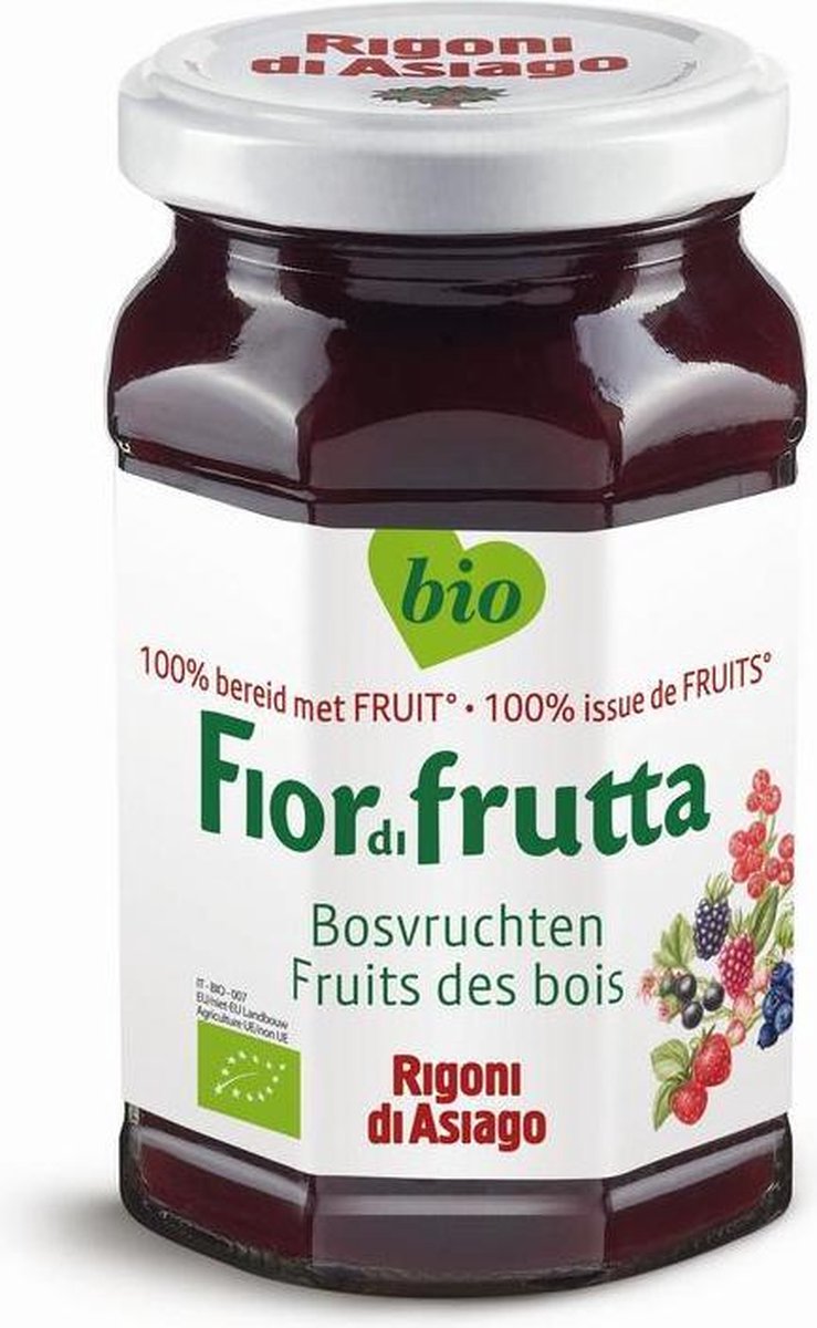 Fiordifrutta Bosvruchtenjam 250 gram