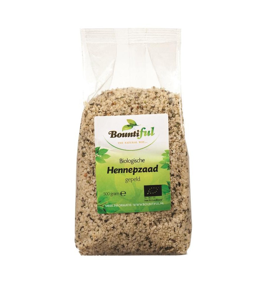 Bountiful Hennepzaad bio 500 gram